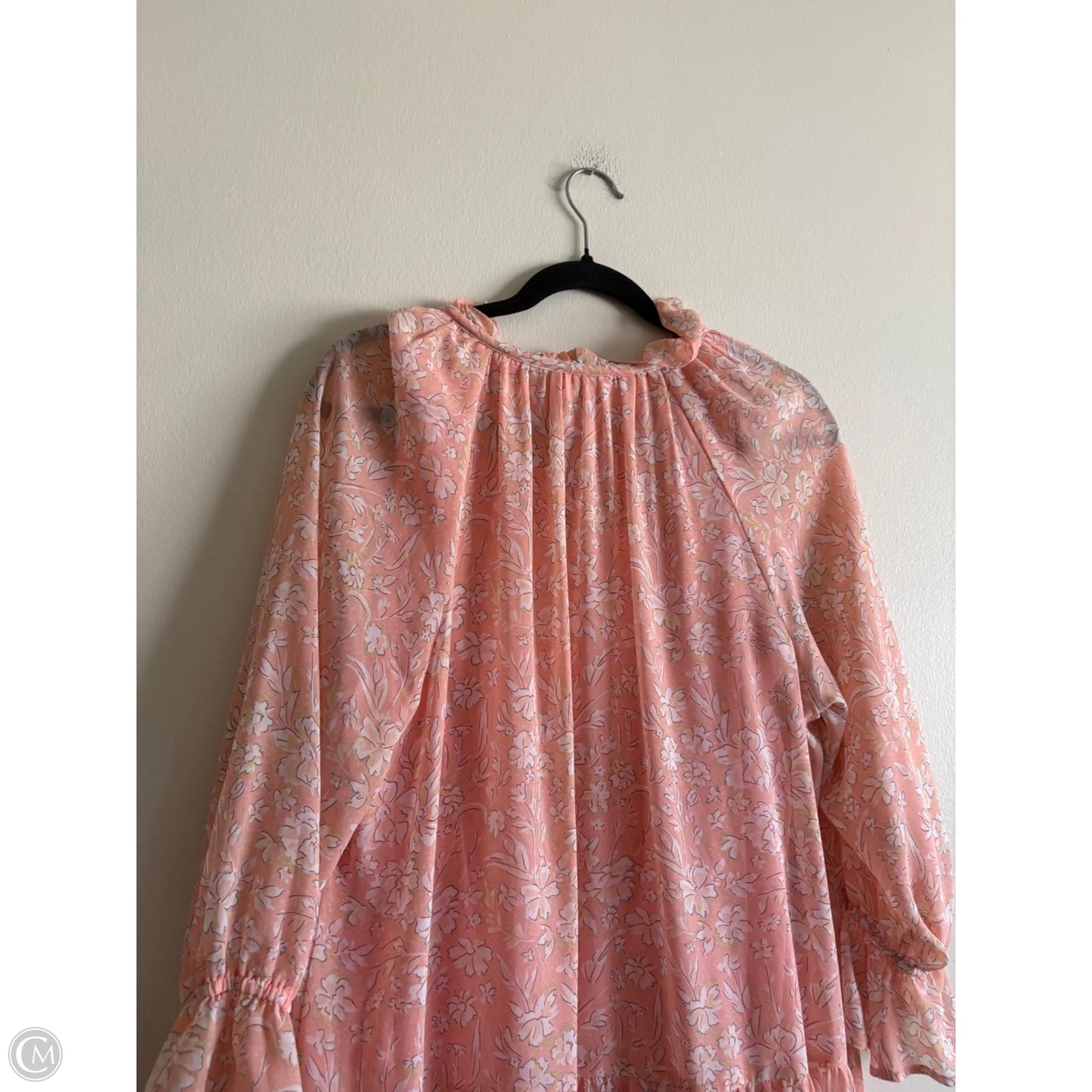 Dress Party Midi By Cato In Peach, Size: L