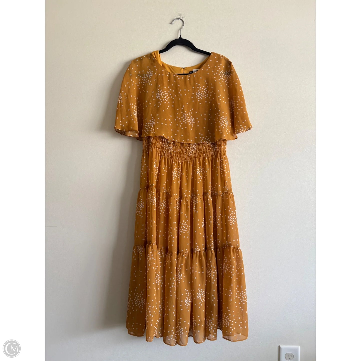 Dress Party Midi By maison tara In Polkadot Pattern, Size: 14
