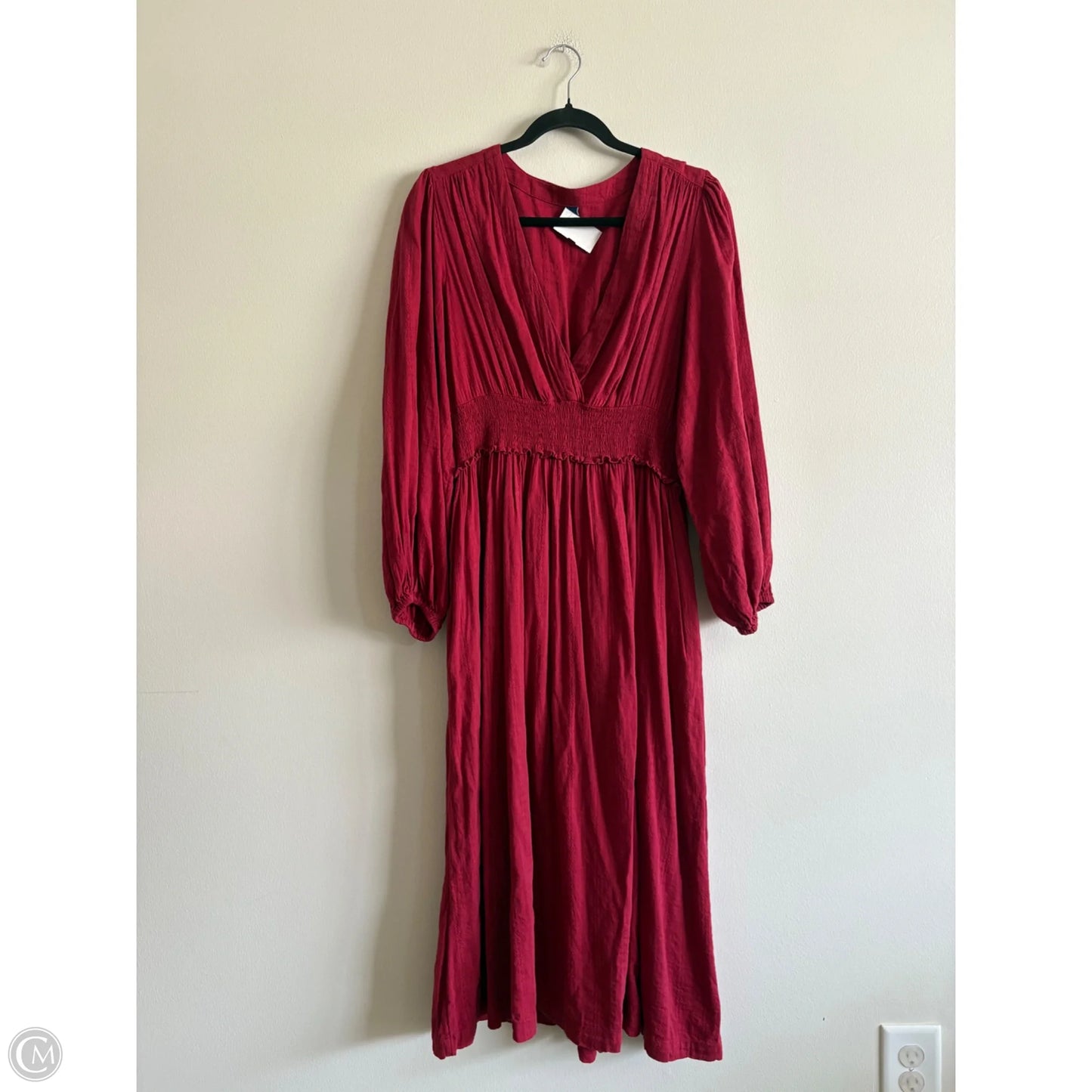 Dress Casual Maxi By Old Navy In Red, Size: L