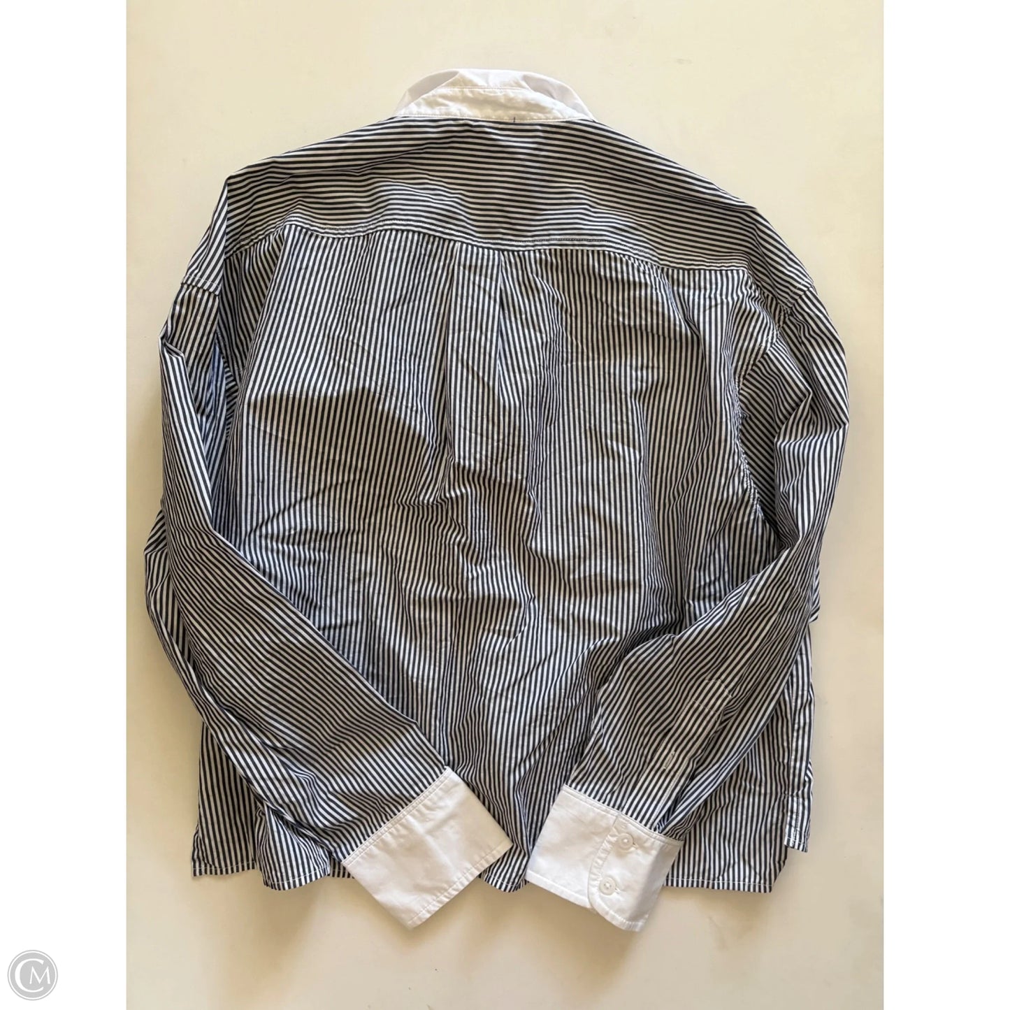 Top Long Sleeve By J. Crew In Striped Pattern, Size: 10