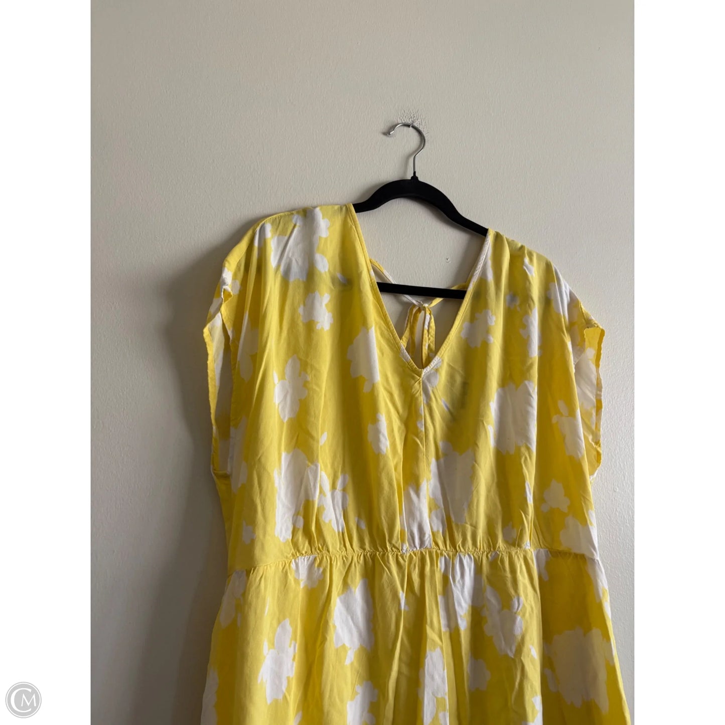 Dress Casual Short By Ava & Viv In Yellow, Size: Xxl
