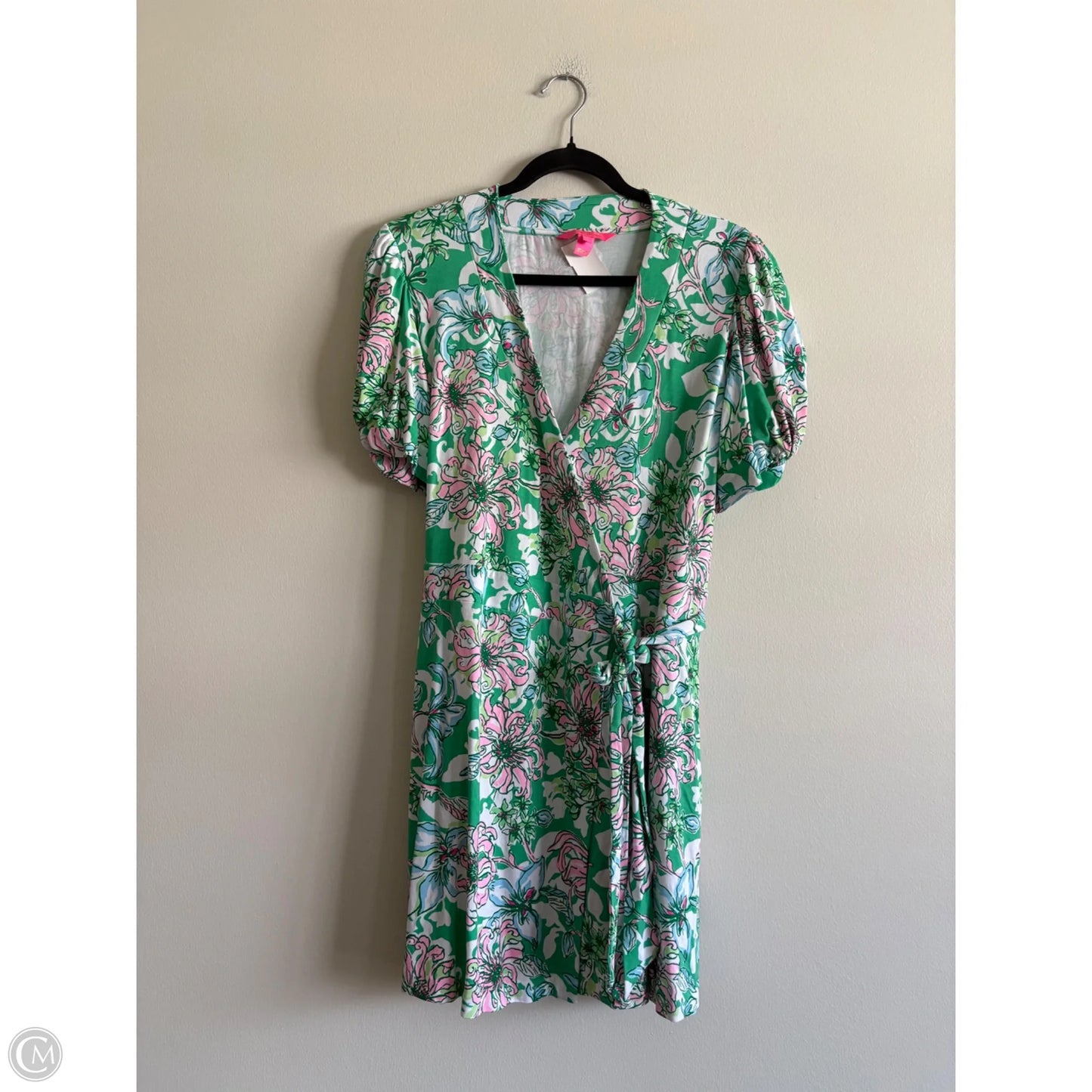 Dress Designer By Lilly Pulitzer In Floral Print, Size: L