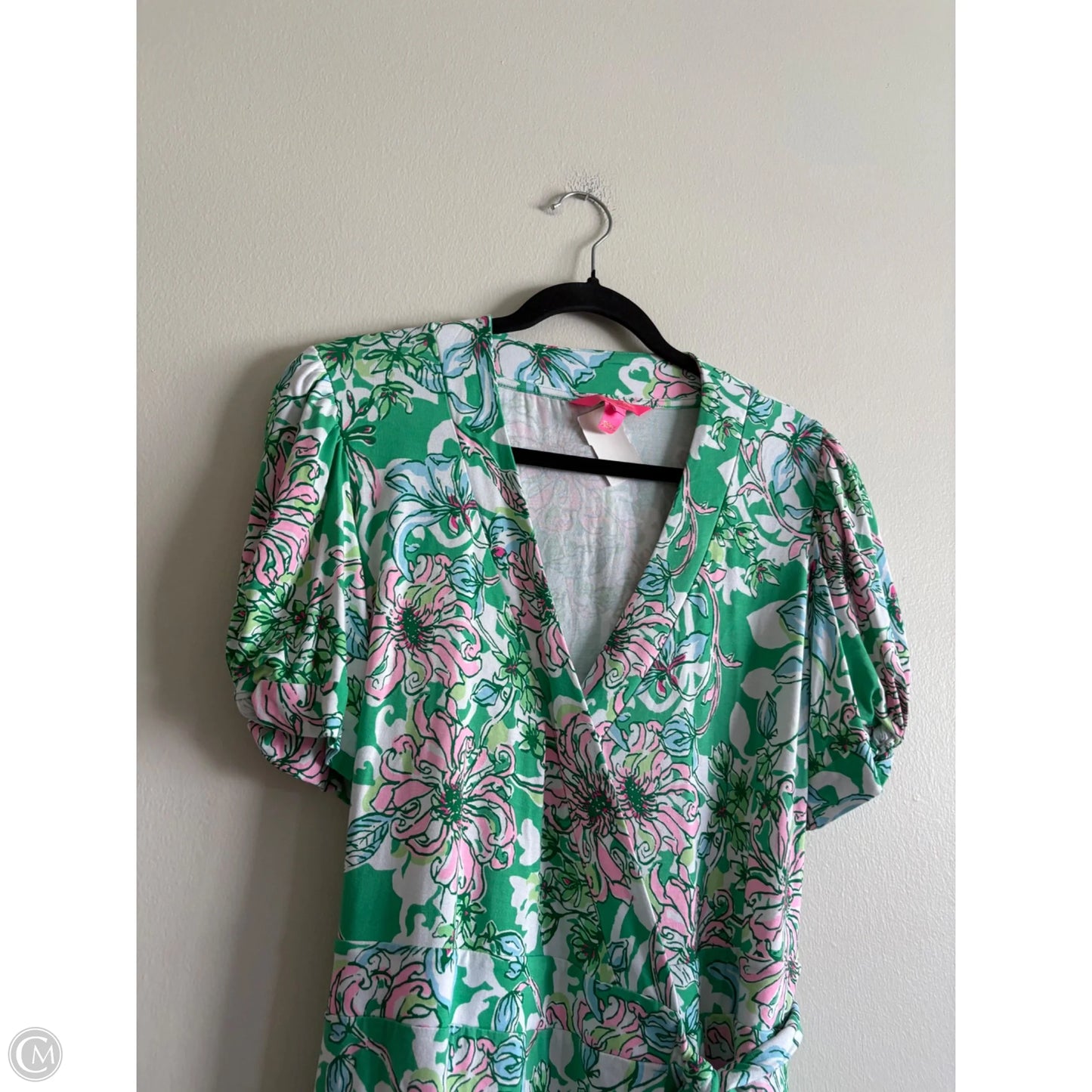 Dress Designer By Lilly Pulitzer In Floral Print, Size: L