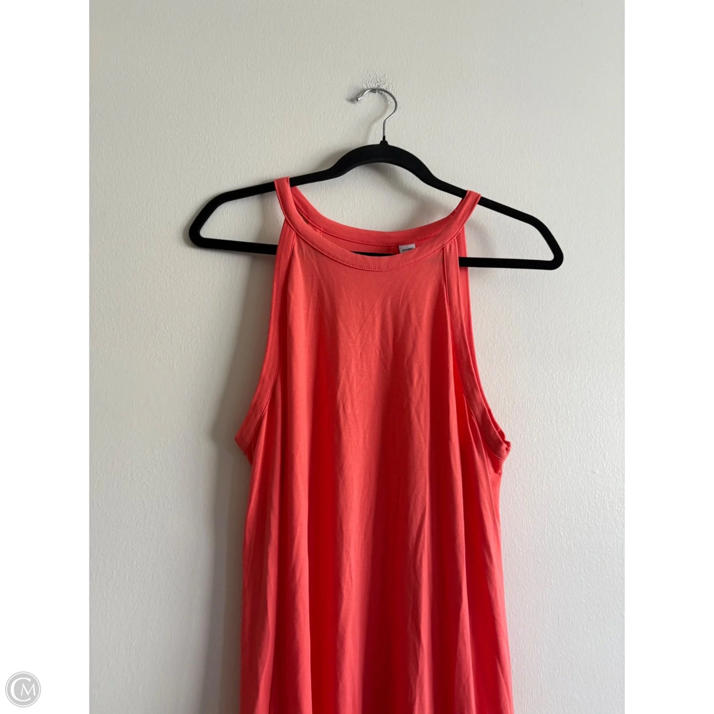 Dress Casual Midi By Old Navy In Orange, Size: L