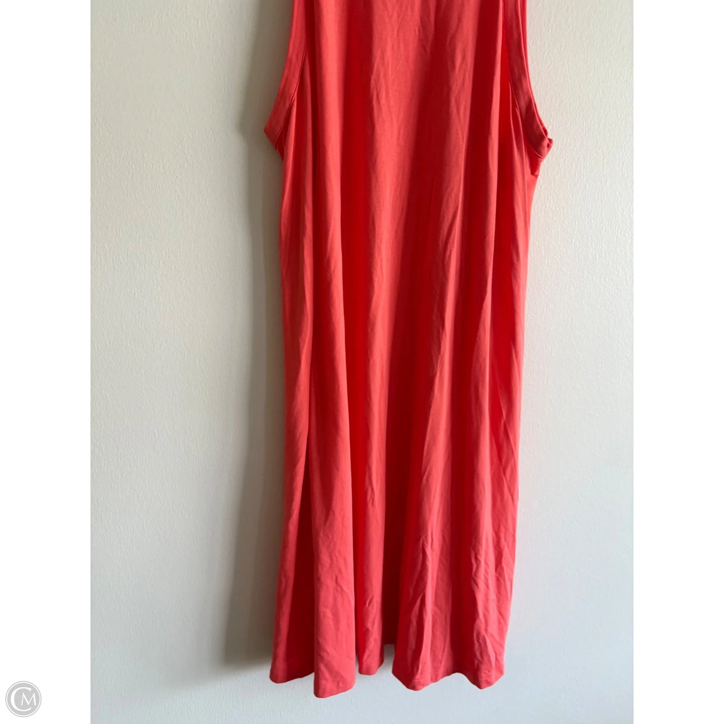 Dress Casual Midi By Old Navy In Orange, Size: L