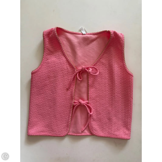 Top Sleeveless By Wishlist In Pink, Size: S