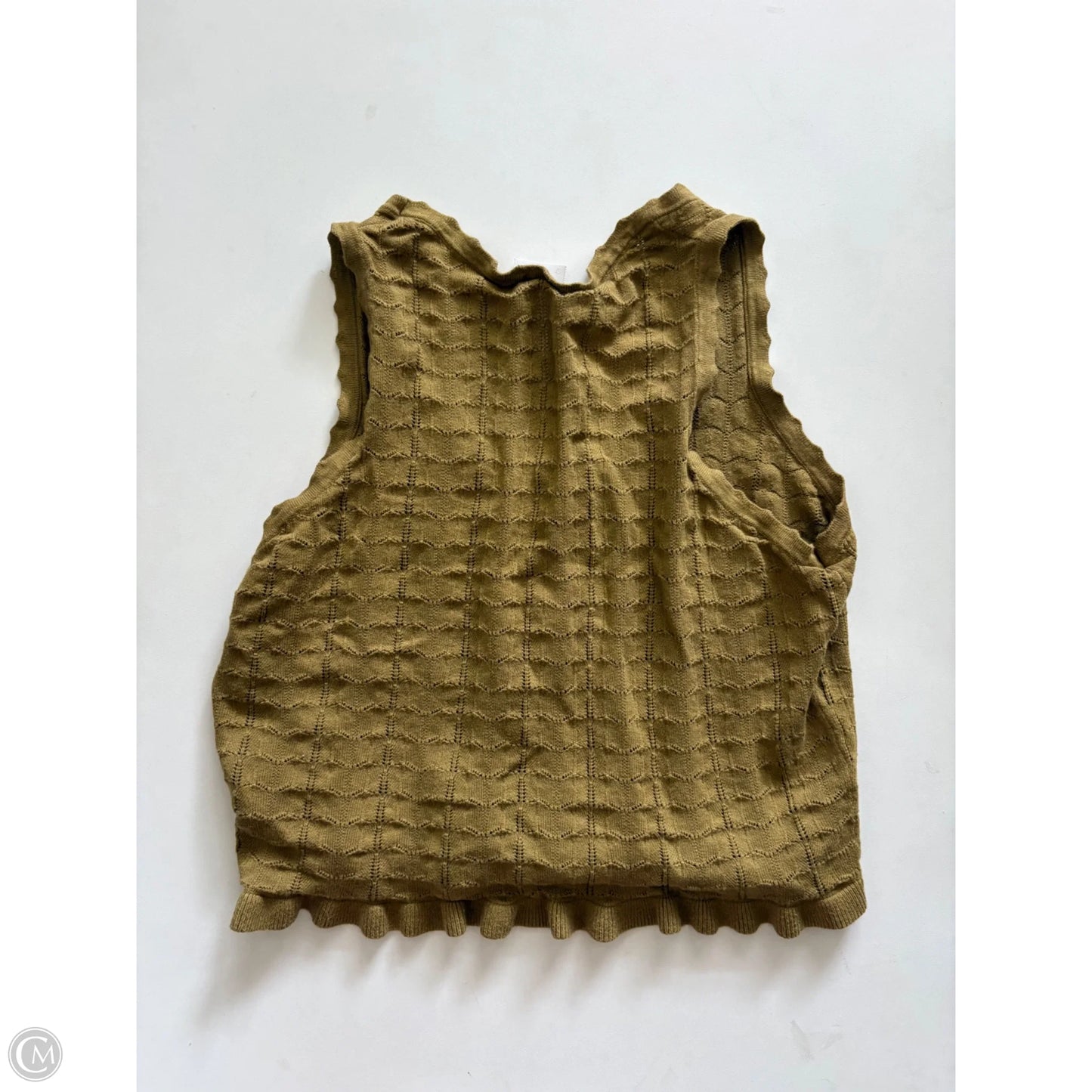 Top Sleeveless By Old Navy In Green, Size: L