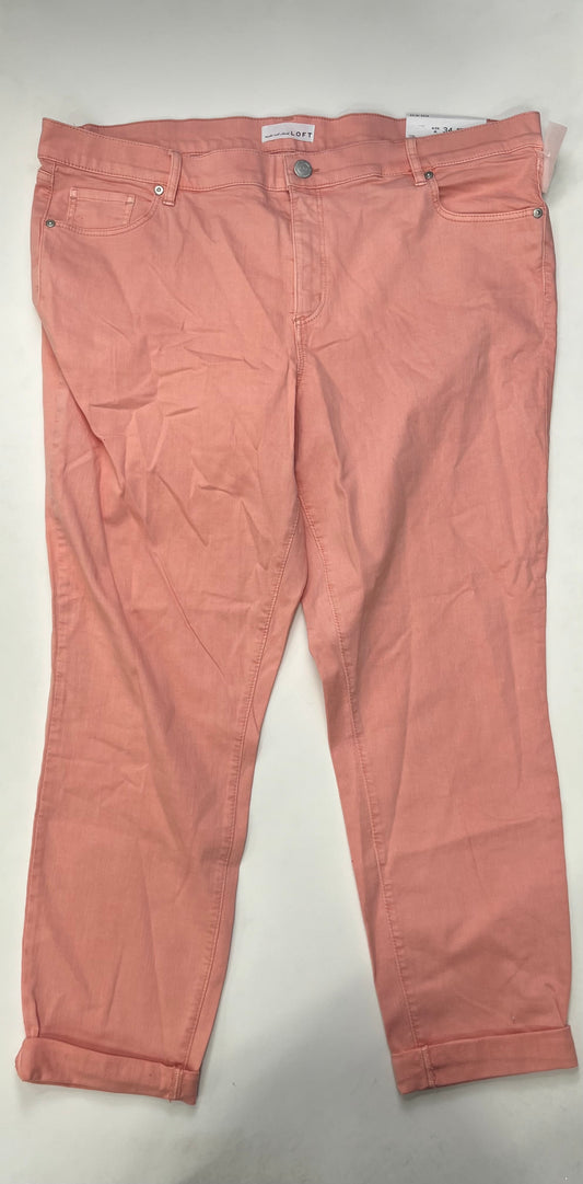 Peach Pants Loft, Size 18