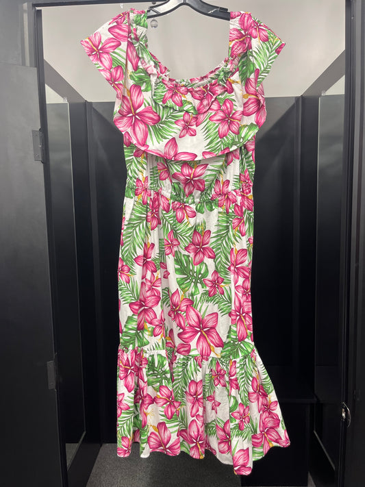 Dress Casual Maxi By Crown And Ivy In Floral, Size: L