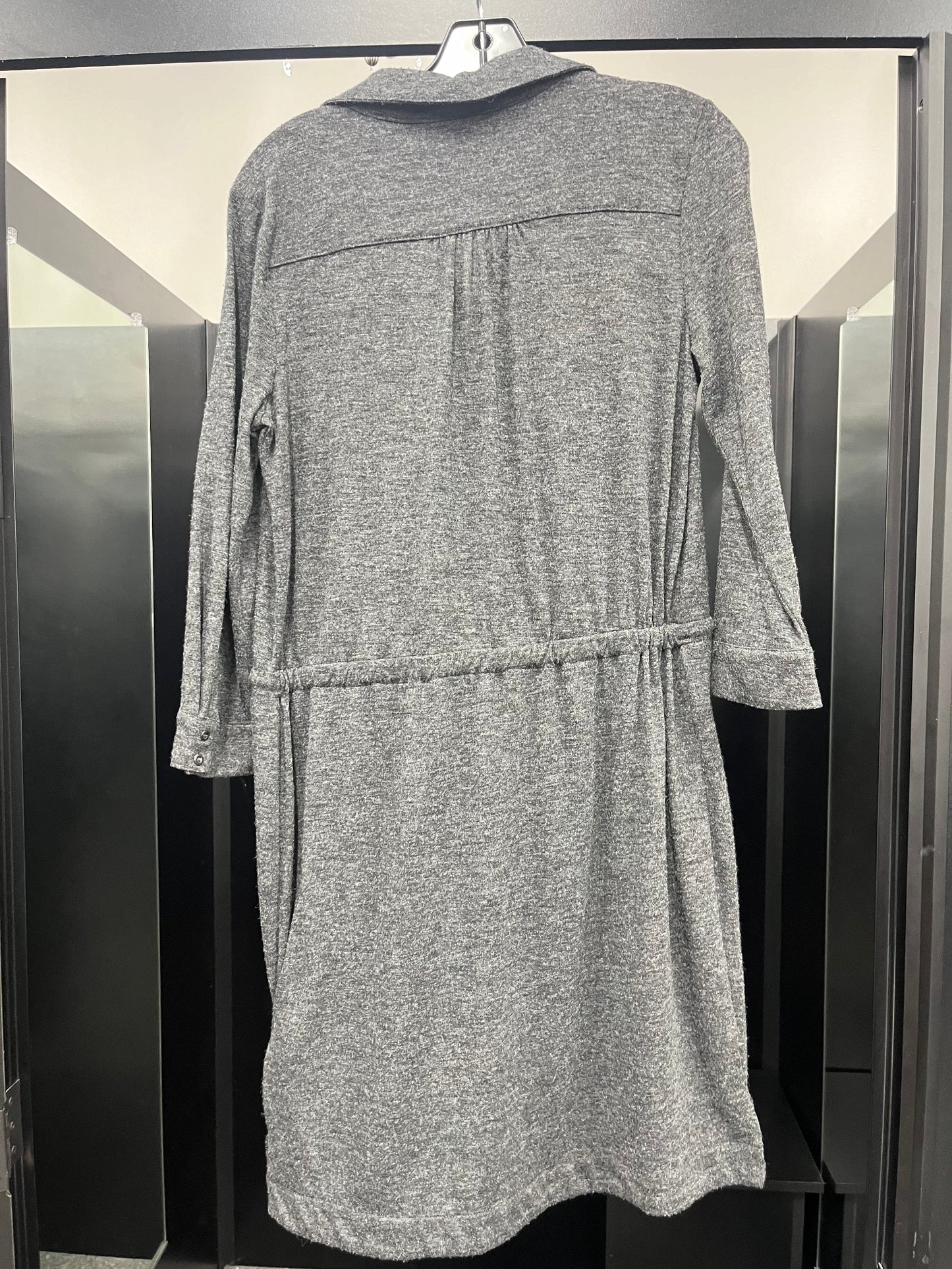 Charcoal Dress Casual Midi Loft, Size S