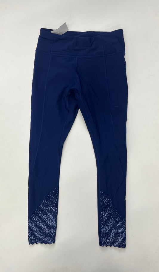 Navy Athletic Leggings Lululemon, Size S