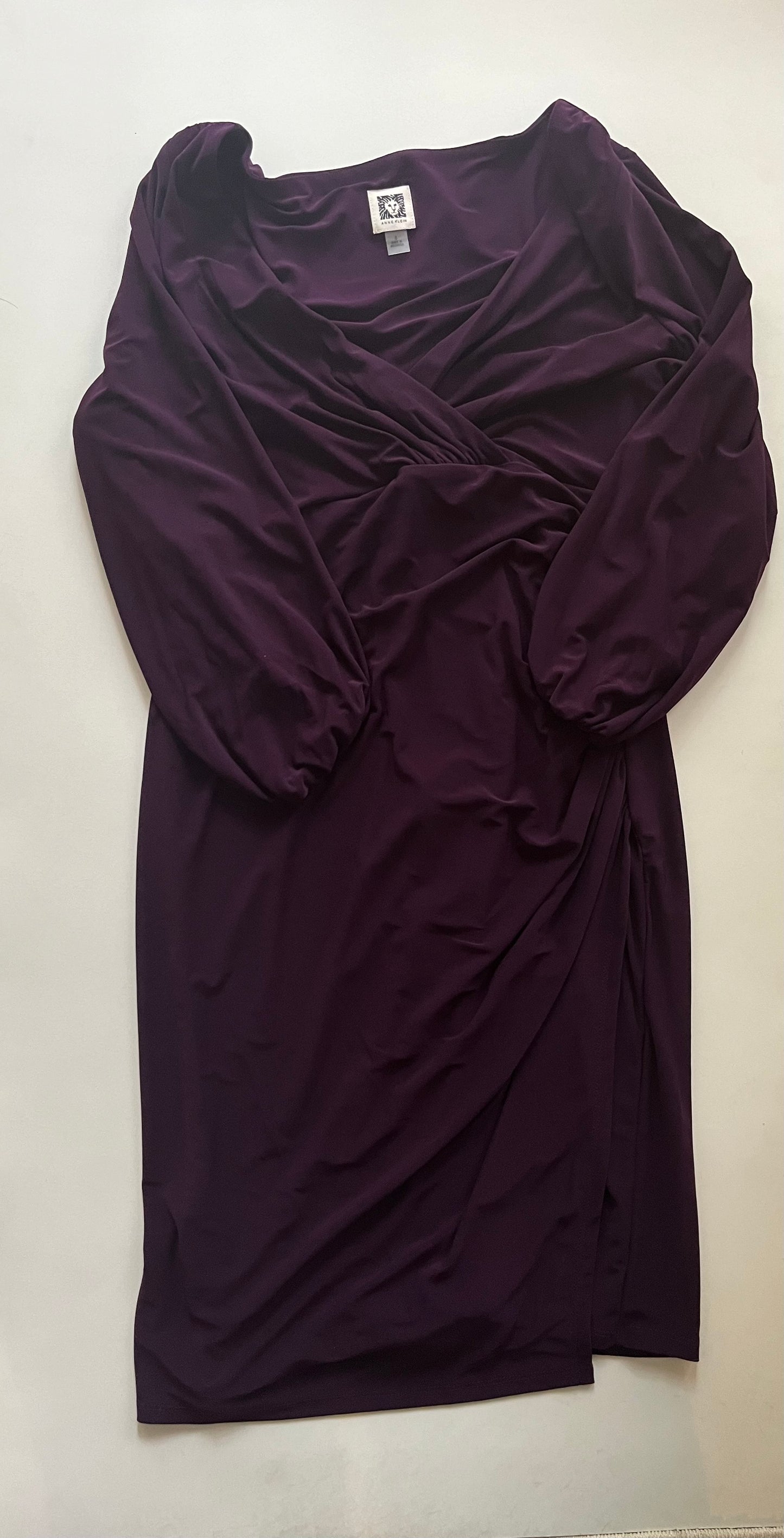 Purple Dress Work Anne Klein O, Size M