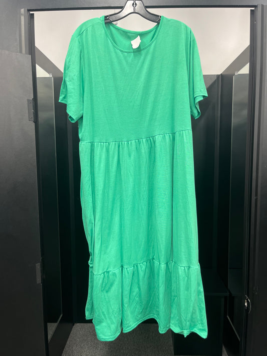 Green Dress Casual Maxi Clothes Mentor, Size Xl