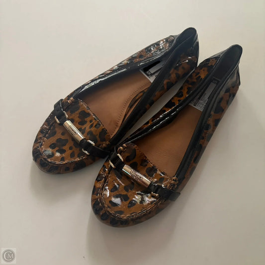 Shoes Designer By Coach In Animal Print, Size: 9.5