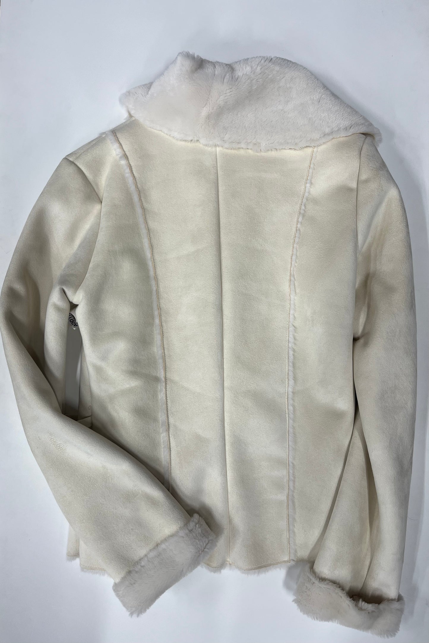 White House Black Market Open Wrap Jacket Cream Size S