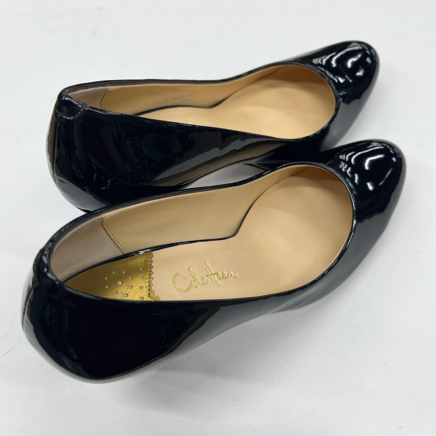 Cole Haan Block Heel Shoes Black Size 8.5