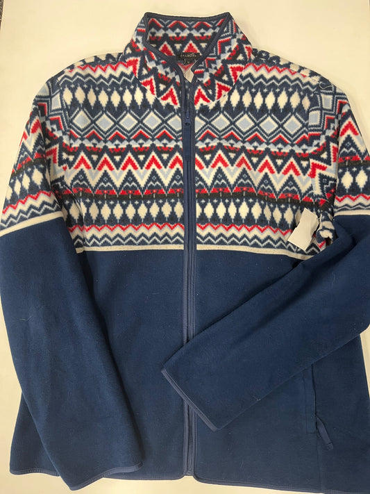 Talbots Full Zip Fleece Jacket Multi Size XL