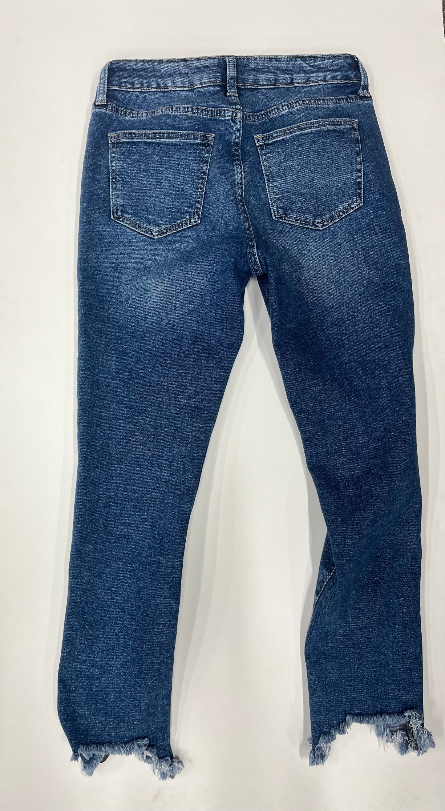 Just Black Denim Straight Crop Denim Jeans Blue Size 26