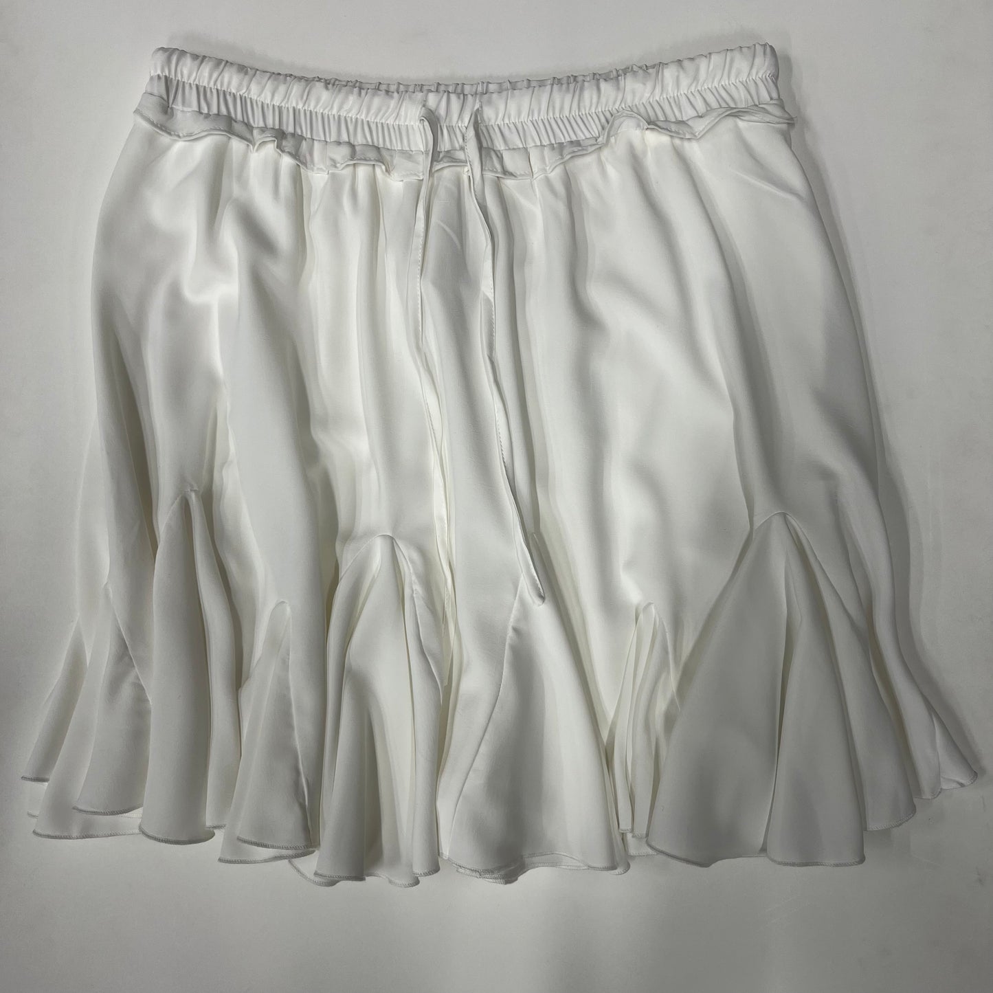 Boohoo Boutique Layered Ruffle Skort White Size 8