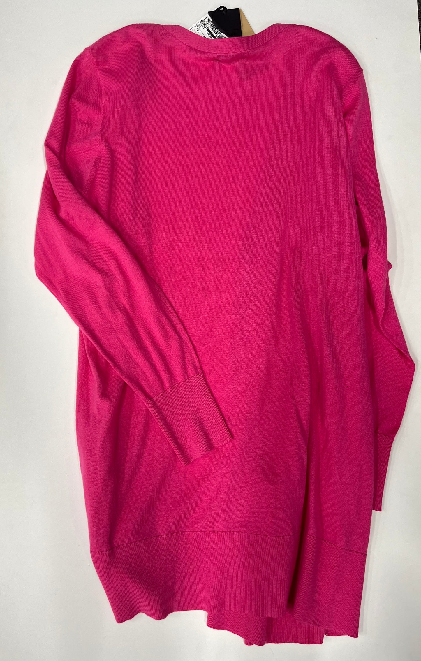 Halogen Front Button Sweater Cardigan Pink NWT Size XL