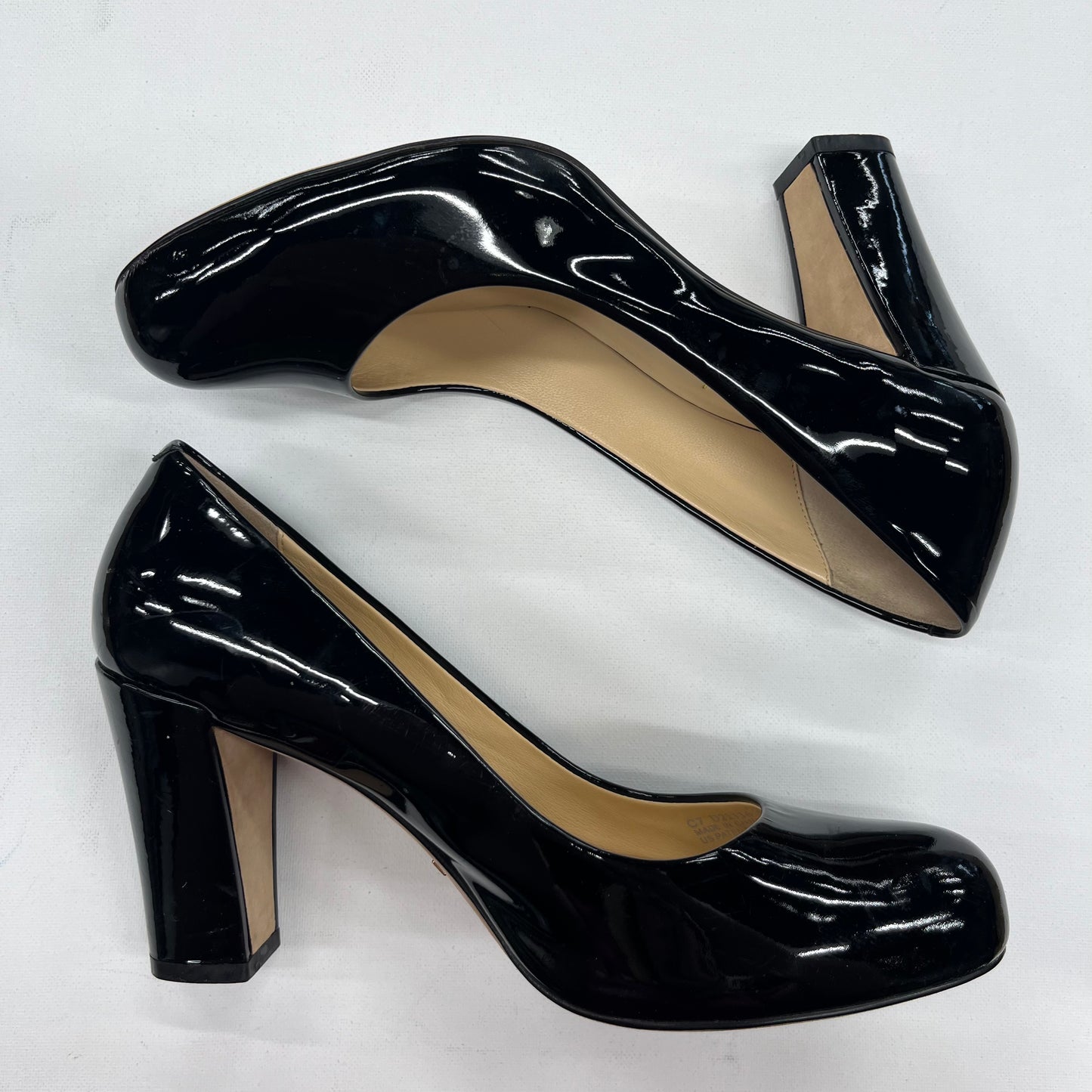 Cole Haan Block Heel Shoes Black Size 8.5