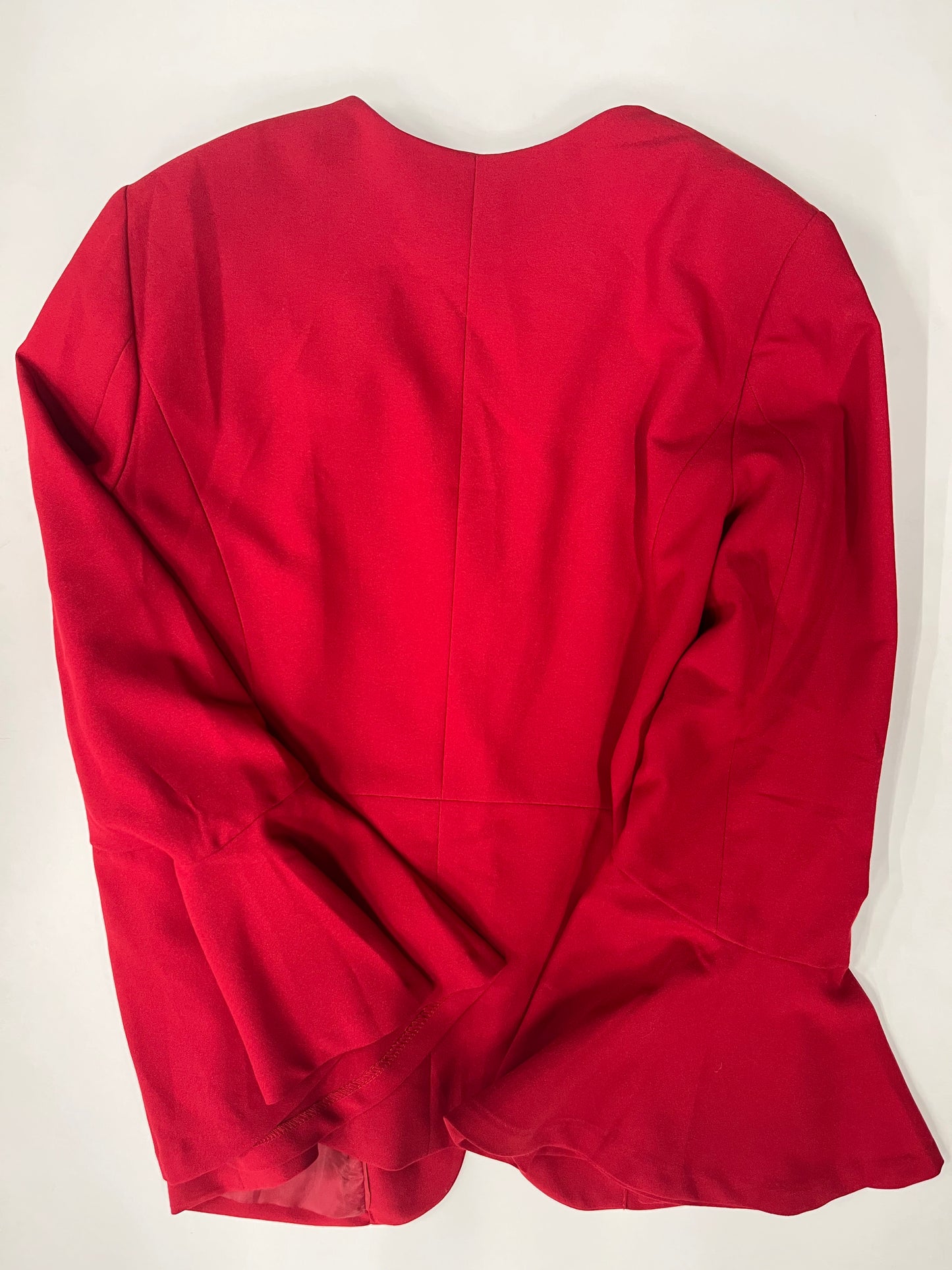 Worthington Open Blazer Jacket Red Size L