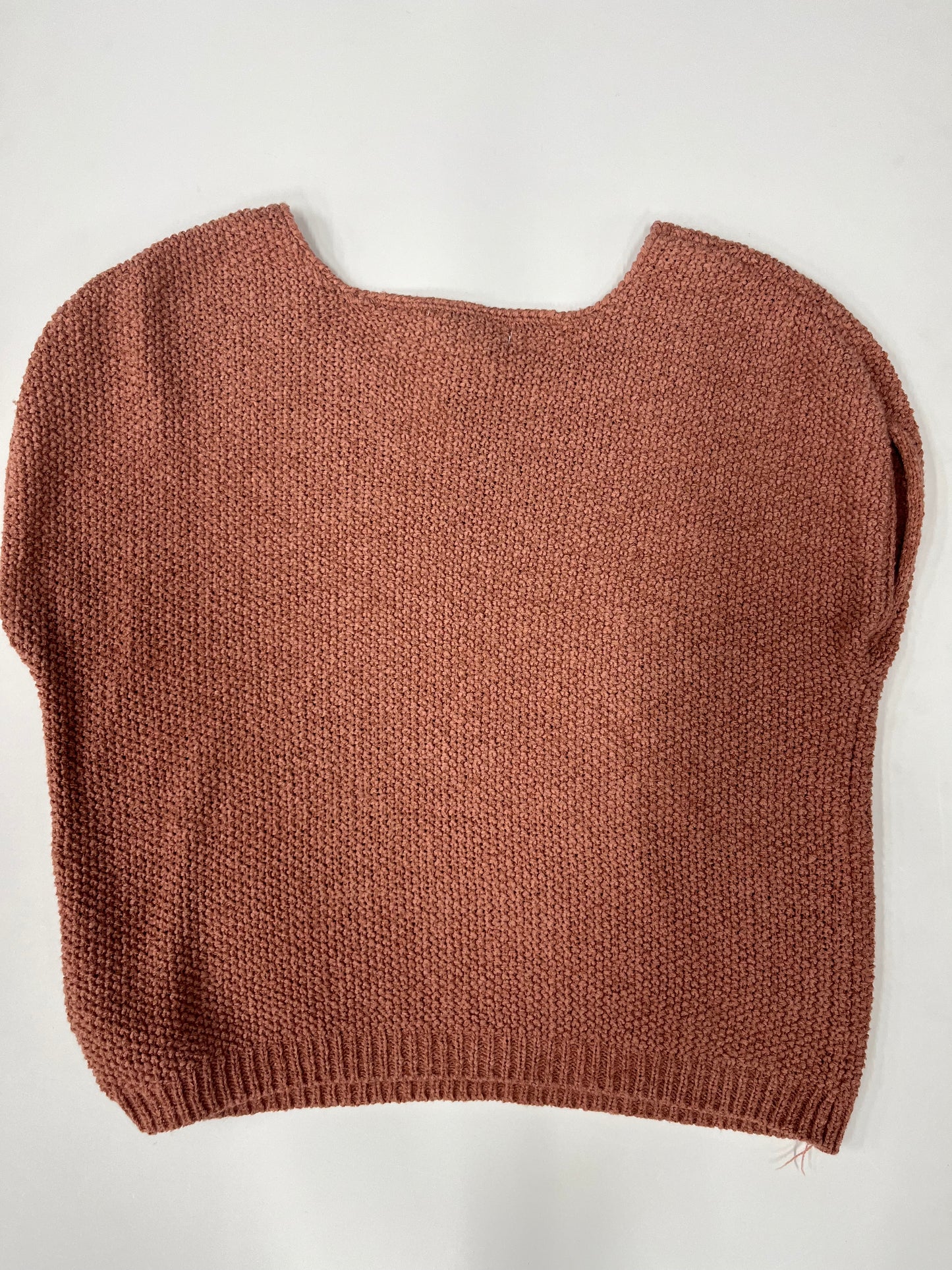 Jessica Simpson Sleeveless Knit Sweater Pink Tan Size M