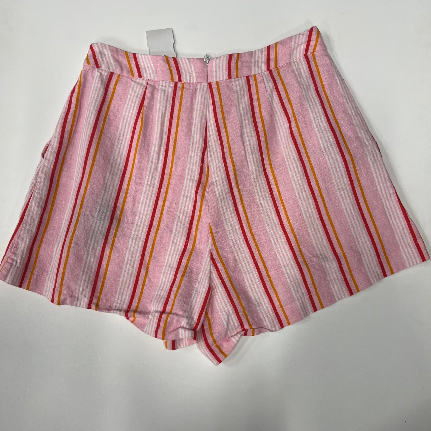 Vestique Pull On Shorts Stripe Pink Size S