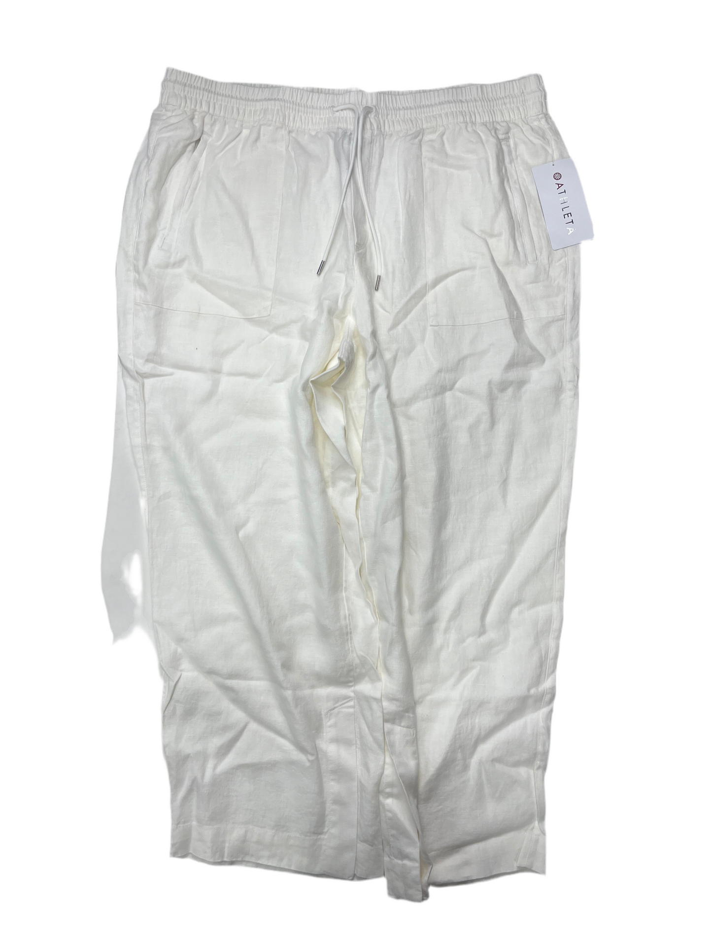 White Pants Palazzo Athleta, Size 20