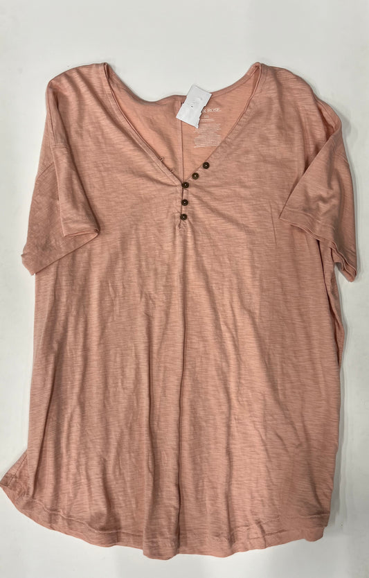 Top Short Sleeve By Knox Rose  Size: 2x